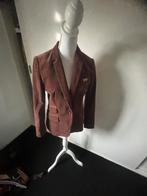 Vintage Esprit rib blazer - Maat S/M, Bruin, Ophalen of Verzenden, Jasje, Maat 36 (S)