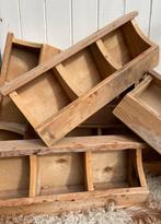 Houten gruttersbakken bakken opbergbakken, Antiek en Kunst, Ophalen of Verzenden