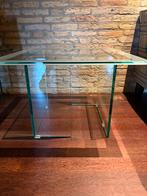 Glazen design tafel, Ophalen, Vierkant, 50 tot 100 cm, Minder dan 50 cm