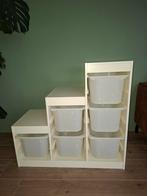 Trofast ikea opbergmeubel inclusief bakken wit, Huis en Inrichting, Kasten | Wandmeubels, Gebruikt, Ophalen of Verzenden, Minder dan 150 cm
