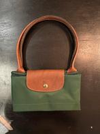 Longchamp Groen M, Verzenden, Zo goed als nieuw, Groen, Handtas