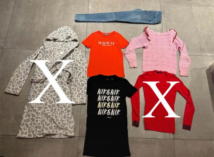 Erg gaaf merk kleding pakket draagmaat 140  €10, Kinderen en Baby's, Kinderkleding | Maat 140, Zo goed als nieuw, Meisje, Setje