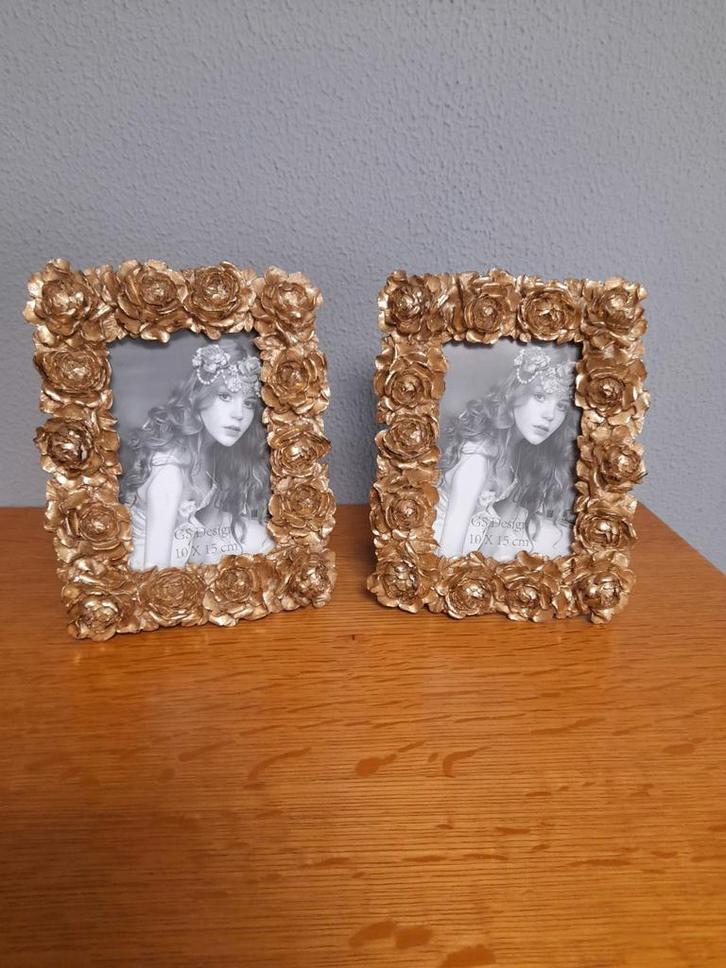 Foto lijsten goud 16 x 22 cm 20.00 p.s, Audio, Tv en Foto, Fotografie | Fotolijsten, Zo goed als nieuw, Ophalen of Verzenden