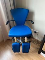 Blauwe Pedicure Stoel, Huis en Inrichting, Ophalen, Blauw, Zo goed als nieuw, Bureaustoel
