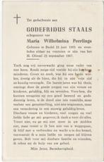 Godefridus Staals 1903 Budel + 1967 Budel, 64 jaar oud, Verzenden