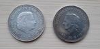 Zilveren 10 Gulden Munt 1945-1970, Koningin Juliana, Zilver, Ophalen of Verzenden, Losse munt