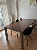 Nette Houten Keukentafel, Huis en Inrichting, Tafels | Eettafels, Ophalen, Rechthoekig, 50 tot 100 cm