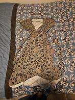 Merkloze Dames Jurk Panterprint Maat M, Maat 38/40 (M), Bruin, Ophalen of Verzenden, Onder de knie