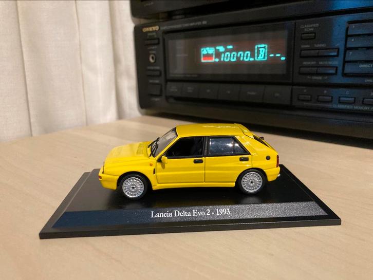 Lancia Delta Evo 2 1993, Hobby en Vrije tijd, Modelauto's | 1:43, Zo goed als nieuw, Auto, Overige merken, Ophalen