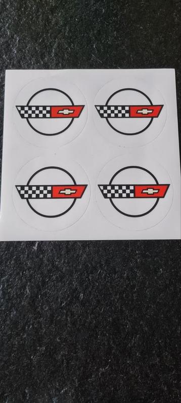 Corvette C4 Center Cap Stickers beschikbaar voor biedingen