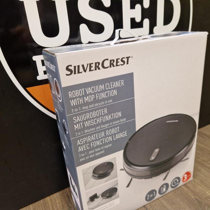 Silvercrest Robot Vacuum Cleaner + Dweil Functie - NEW, Witgoed en Apparatuur, Stofzuigers, Nieuw