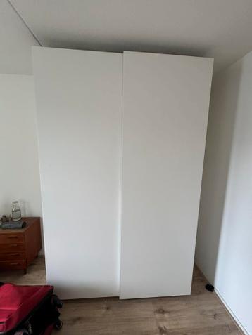 Ikea PAX HASVIK schuifdeuren wit kast - afbeelding 2