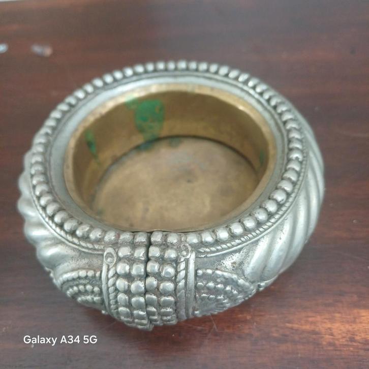Vintage Zilveren Asbakje, Huis en Inrichting, Woonaccessoires | Overige, Gebruikt, Ophalen of Verzenden