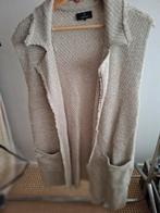 Monari Mouwloze Blazer - Maat 42/44, Kleding | Dames, Bodywarmers, Monari, Beige, Maat 42/44 (L), Ophalen of Verzenden