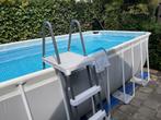 Intex Prism zwembad 400x200x122 met optionele warmtepomp, Gebruikt, 200 tot 300 cm, Rechthoekig, Ophalen