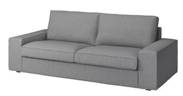 Kivik 3zits Ikea grijs - afbeelding 4