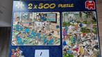 2 van haasteren puzzels 500 stukjes, Minder dan 500 stukjes, Gebruikt, Ophalen of Verzenden, Legpuzzel