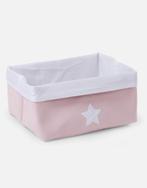 Opbergmand Zachtroze wit 40x30x20 - Childhome - Leegverkoop, Ophalen of Verzenden, Nieuw, Overige typen