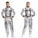 Astronauten pak carnaval man vrouw L, Ophalen of Verzenden, Zo goed als nieuw