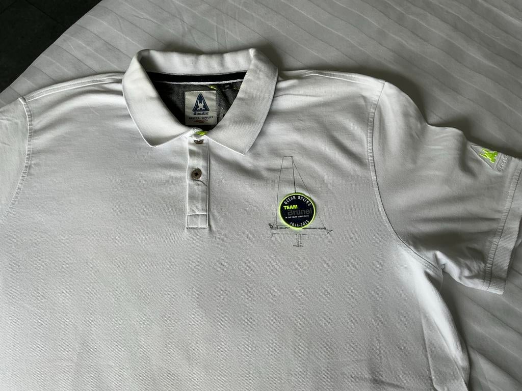 Gaastra Polo Shirt Wit Maat 3XL volvo ocean race Brunel, Kleding | Heren, Ophalen of Verzenden, Gedragen, Maat 56/58 (XL), Wit