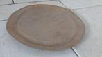 kaarsen plateau decoratie bord messing schaal 33cm, Huis en Inrichting, Woonaccessoires | Kandelaars en Kaarsen, Overige kleuren