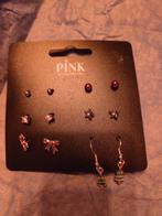 Goudkleurige Kerst Oorbellen Set 6 paar - Nieuw, Overige materialen, Nieuw, Ophalen of Verzenden, Knopjes of Stekers