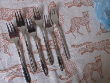 Gero Zilduro 780 Parelrand Bijz, Lange Taart/Fruitvorken beschikbaar voor biedingen