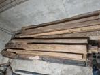 Oude Eiken balken 15x13 cm, Doe-het-zelf en Verbouw, Ophalen, Eiken, 50 mm of meer, Balk