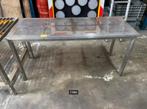 RVS werktafel, Ophalen, Gebruikt