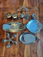 Verzilverde lepeltjes, kannetjes, schaaltjes, kandelaars, Ophalen