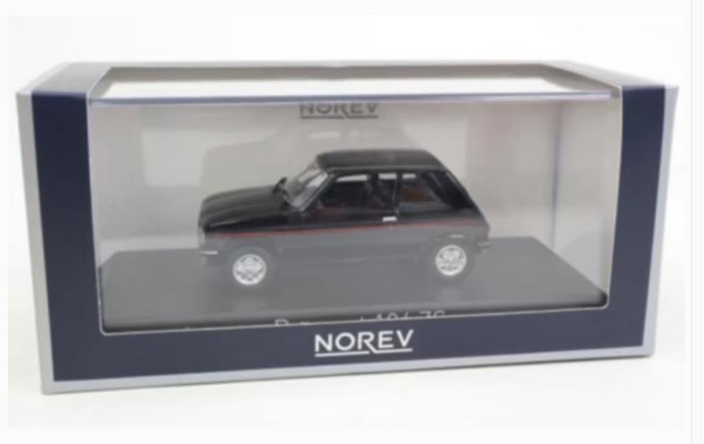 Peugeot 104 ZS 1979 ZWART schaal 1/43 NOREV ref. 471405, Hobby en Vrije tijd, Modelauto's | 1:43, Verzenden, Nieuw, Auto, Norev