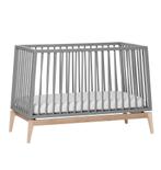 Leander Luna babybed grijs., Ophalen, Zo goed als nieuw, Minder dan 140 cm, Minder dan 70 cm