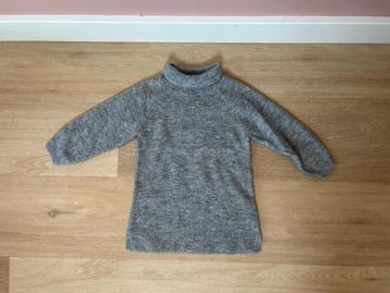 Z.g.a.n. Grijs, gebreid jurkje, knitwear, Zara, maat 98 beschikbaar voor biedingen