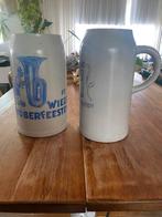2 x 5 liter bierpul bier glas Duvel Oktoberfest pils Orval, Ophalen of Verzenden, Zo goed als nieuw, Glas of Glazen, Overige merken