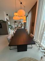 Table du Sub 320x110cm eiken tafel (black smoke intense), Huis en Inrichting, Tafels | Eettafels, Ophalen, Japandi, 100 tot 150 cm