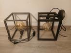 Industriële hanglamp + tafellamp, Huis en Inrichting, Woonaccessoires | Stolpen, Ophalen of Verzenden, Zo goed als nieuw