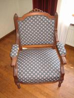 stoel Engelse stijl., Ophalen, Gebruikt, Blauw, Hout