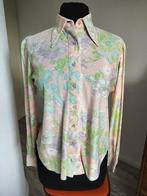 Vintage blouse met punt kraag, Kleding | Dames, Blouses en Tunieken, Ophalen of Verzenden, Zo goed als nieuw, Maat 38/40 (M)