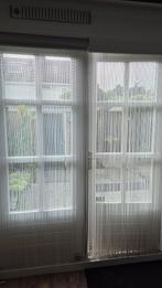 Degor * dubbel vliegengordijn * transparant met wit, Doe-het-zelf en Verbouw, Deuren en Horren, Ophalen, Gebruikt, 80 tot 100 cm