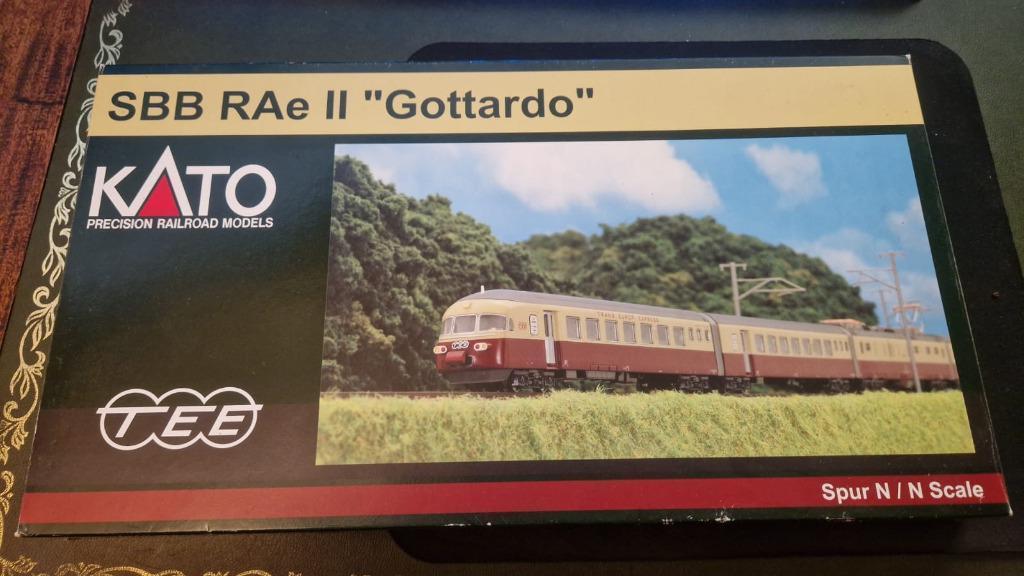 ≥ Kato SBB RAe II “Gottardo” TEE 6-delige N-schaal - Zeldzaam