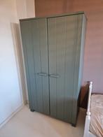 WOOOD Grenen kledingkast, jadegroen, Met deur(en), Gebruikt, 100 tot 150 cm, Ophalen of Verzenden