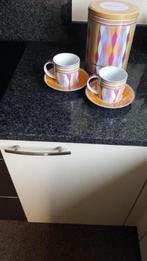 Kop en schotel in blik, Ophalen of Verzenden, Nieuw, Overige stijlen, Kop(pen) en/of Schotel(s)