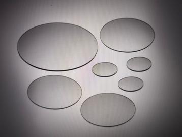 Wandspiegelset rond glas 7-delig beschikbaar voor biedingen
