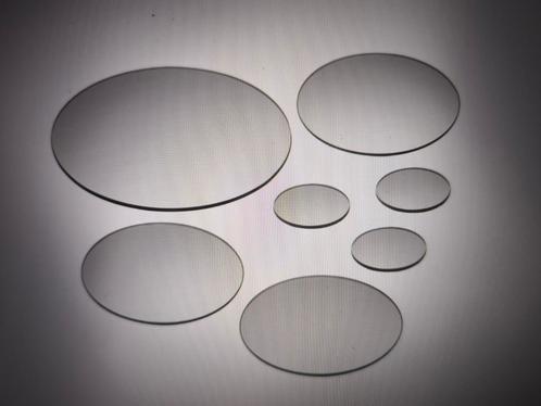 Wandspiegelset rond glas 7-delig, Huis en Inrichting, Woonaccessoires | Spiegels, Nieuw, Minder dan 50 cm, Minder dan 100 cm, Rond