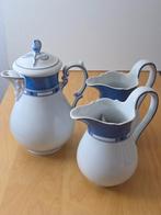 Wedgwood Scandic Blue Koffie- en Melkkannen Set, Huis en Inrichting, Keuken | Servies, Overige typen, Ophalen of Verzenden, Zo goed als nieuw