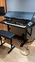 Hammond XK3c + Hammond Leslie MK1 + 11Pins Hammond kabel, Ophalen, Zo goed als nieuw, 1 klavier, Orgel