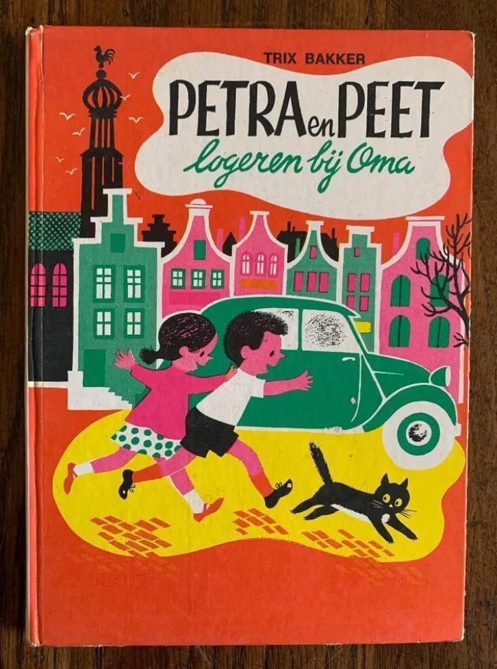 Petra en Peet logeren bij Oma; Trix Bakker; kinderboek, Boeken, Kinderboeken | Jeugd | onder 10 jaar, Gelezen, Ophalen of Verzenden