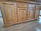 Massief blanke eiken dressoir, Ophalen, Eikenhout, Zo goed als nieuw, 200 cm of meer