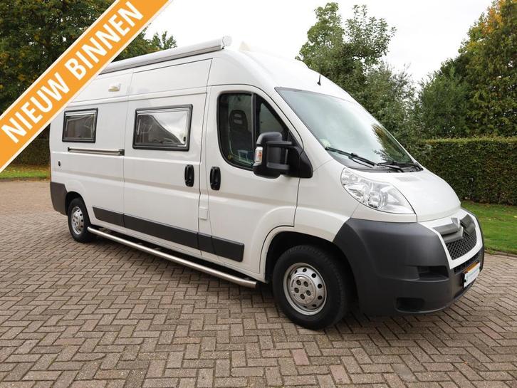 Citroën Jumper met lengtebed en o.a. zonnepaneel en, Caravans en Kamperen, Campers, Bedrijf, tot en met 2, Buscamper of Camperbus