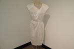 Olivier Strelli witte zomerse jurk strik band taille IT 44, Maat 38/40 (M), Olivier Strelli, Wit, Zo goed als nieuw